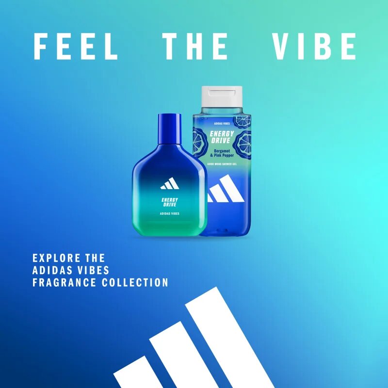 Adidas Vibes Energy Drive sprchový gel unisex 400 ml