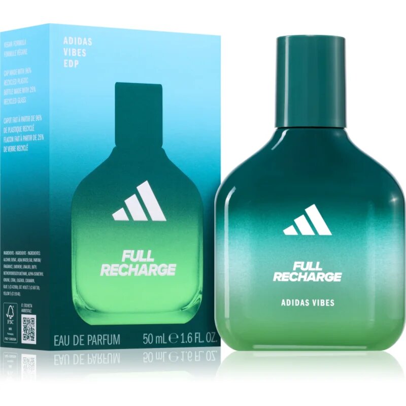 Adidas Vibes Full Recharge parfémovaná voda unisex 50 ml