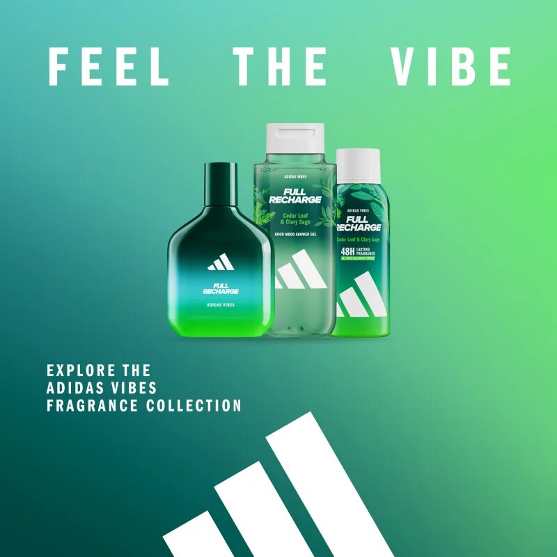 Adidas Vibes Full Recharge sprchový gel unisex 250 ml