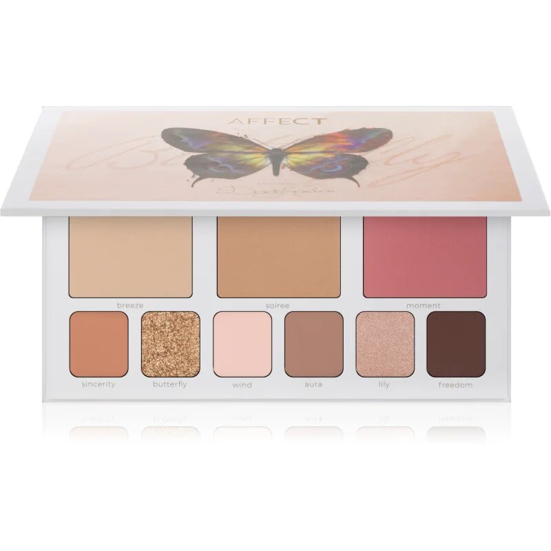 Affect Butterfly Makeup Palette multifunkční paleta na obličej 302 g