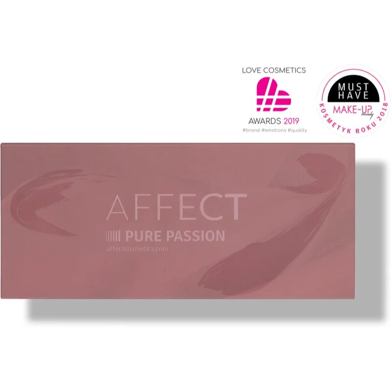 Affect Pressed Eyeshadow Palette paletka očních stínů odstín Pure Passion 10x2 g