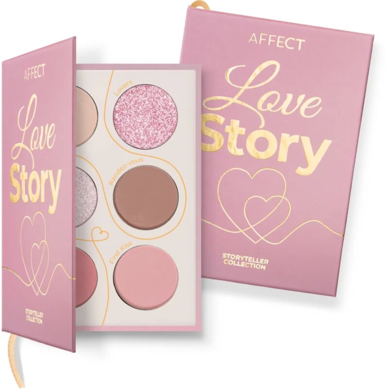 Affect Storyteller Colletion Love Story paletka očních stínů 6x2 g