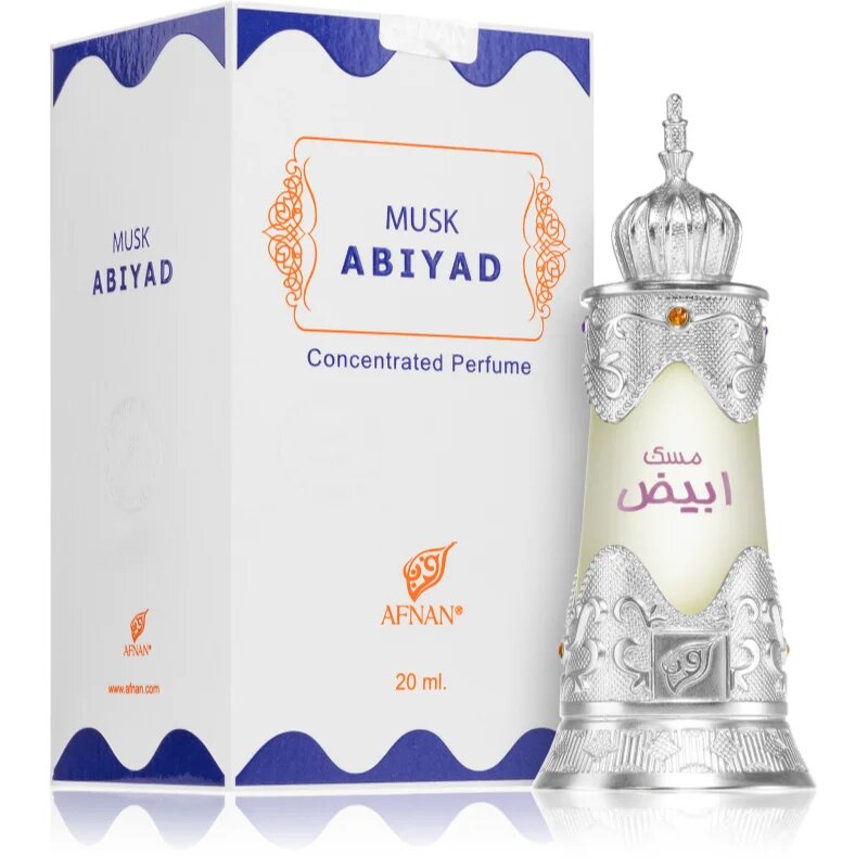 Afnan Musk Abiyad parfémovaný olej unisex 20 ml