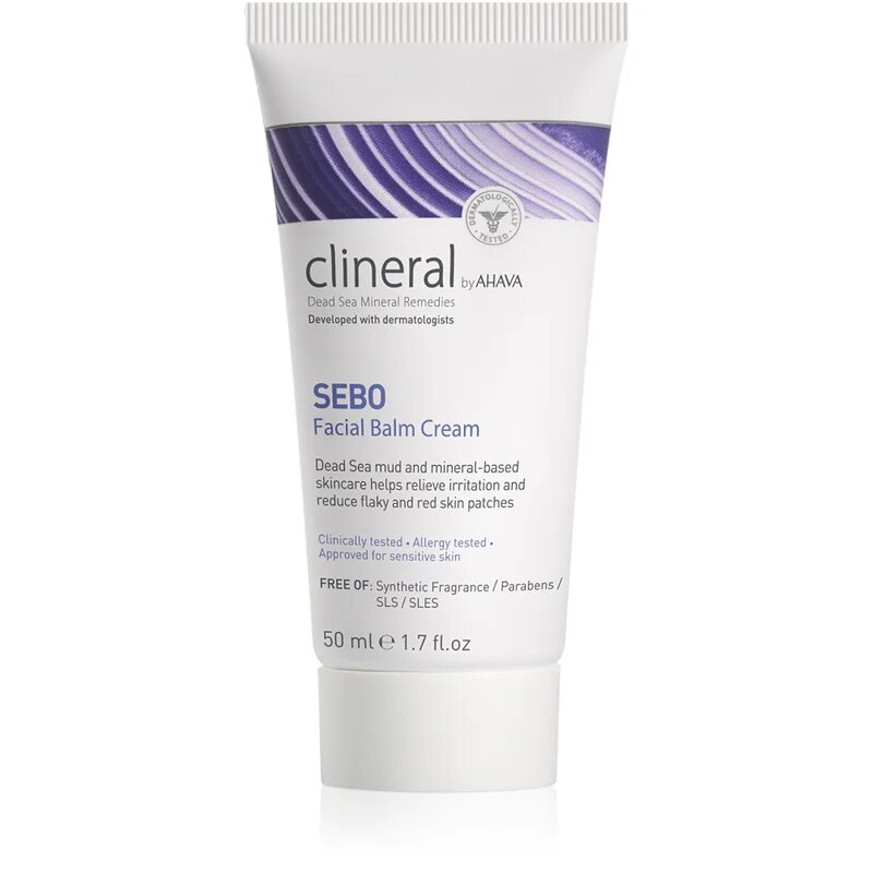 AHAVA Clineral SEBO výživný zklidňující pleťový krém s hydratačním účinkem 50 ml