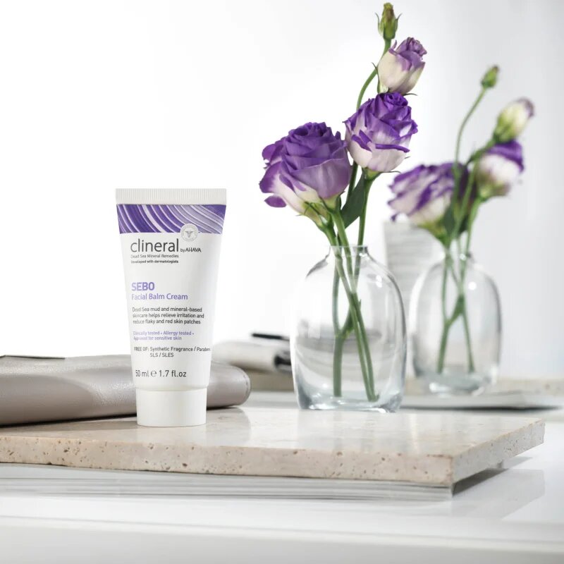 AHAVA Clineral SEBO výživný zklidňující pleťový krém s hydratačním účinkem 50 ml