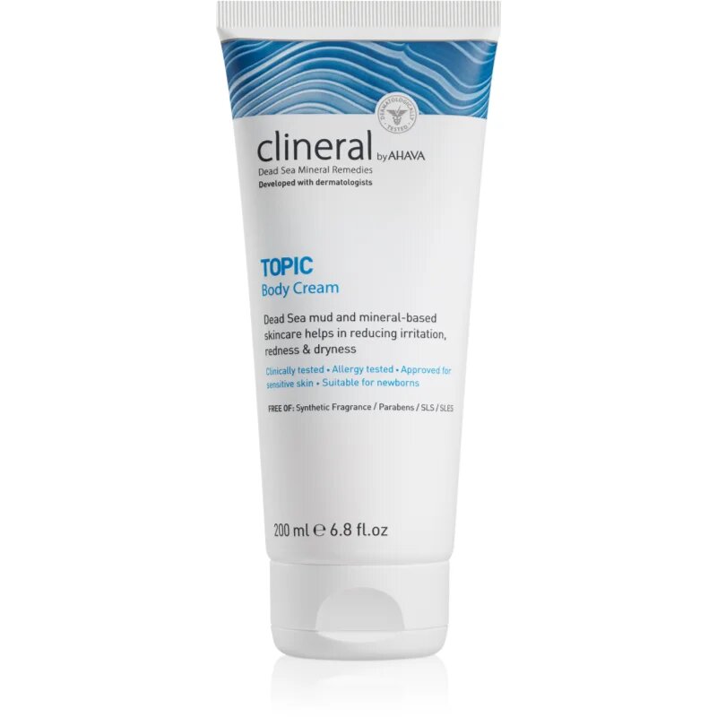AHAVA Clineral TOPIC zklidňující tělový krém pro atopickou pokožku 200 ml