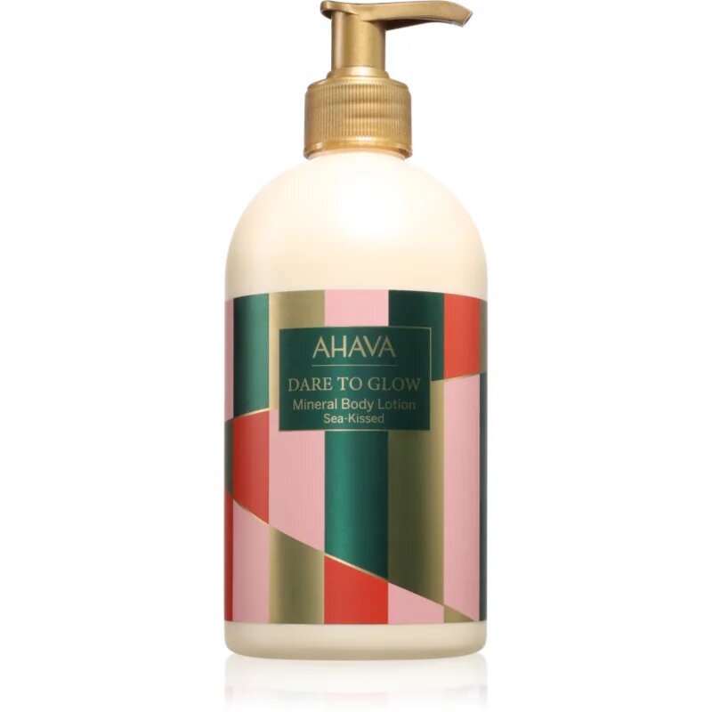 AHAVA Dare to Glow Sea Kissed vyživující tělové mléko s minerály z Mrtvého moře 500 ml
