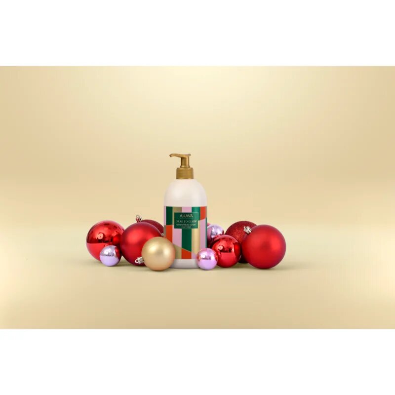 AHAVA Dare to Glow Sea Kissed vyživující tělové mléko s minerály z Mrtvého moře 500 ml