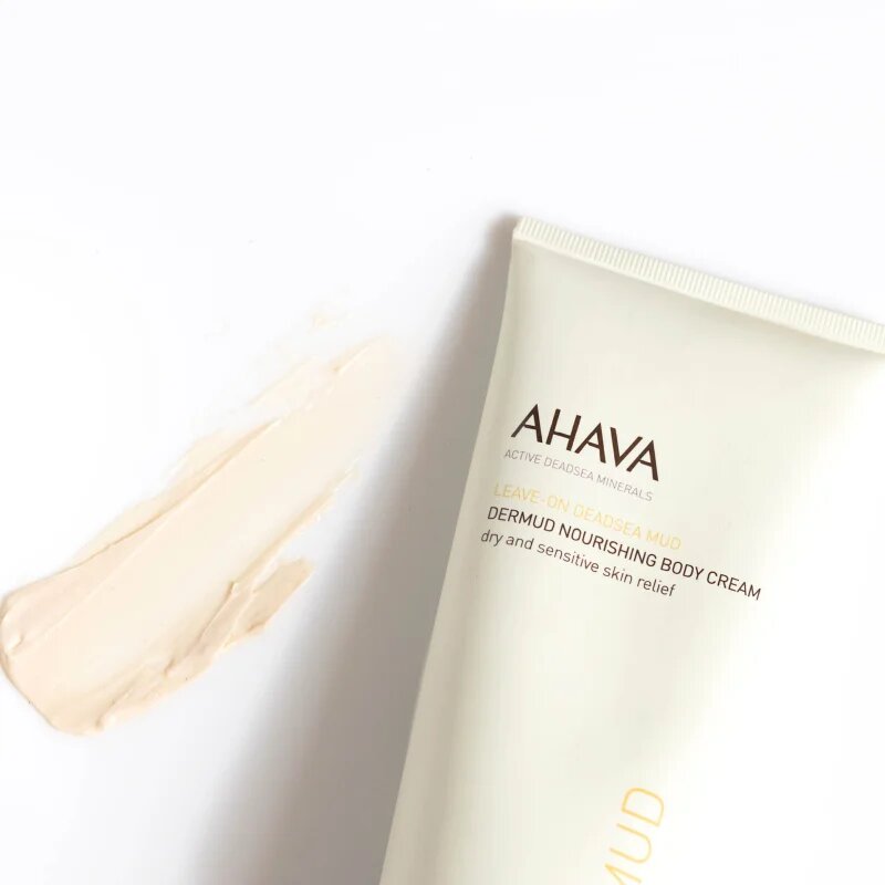 AHAVA Dead Sea Mud výživný tělový krém pro suchou a citlivou pokožku 200 ml