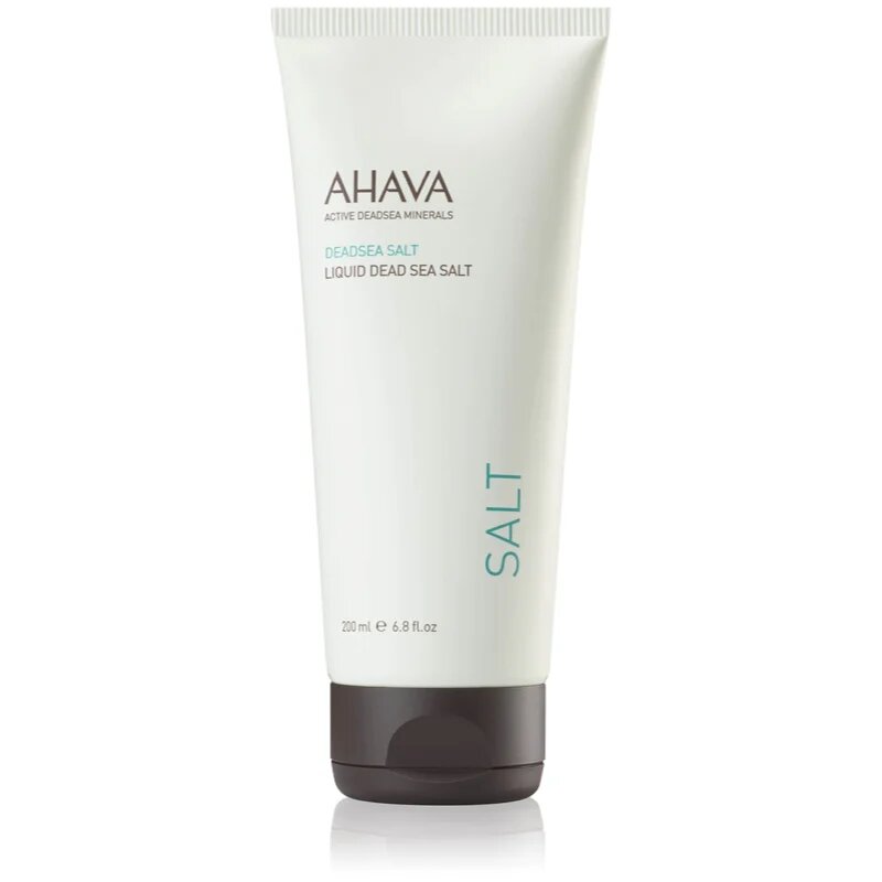 AHAVA Dead Sea Salt tekutá sůl z Mrtvého moře s regeneračním účinkem 200 ml