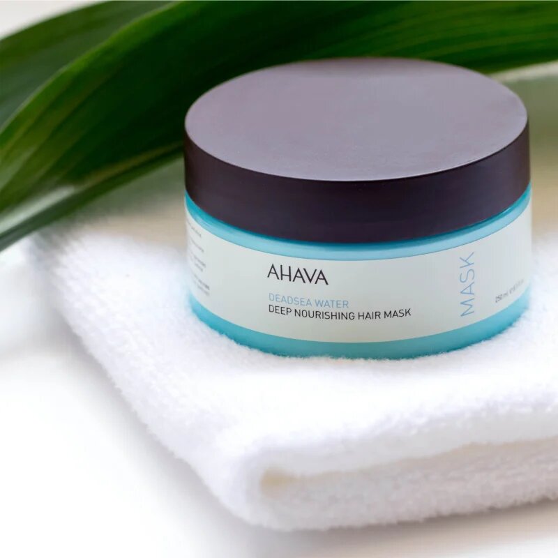 AHAVA Dead Sea Water hloubkově vyživující maska na vlasy 220 ml