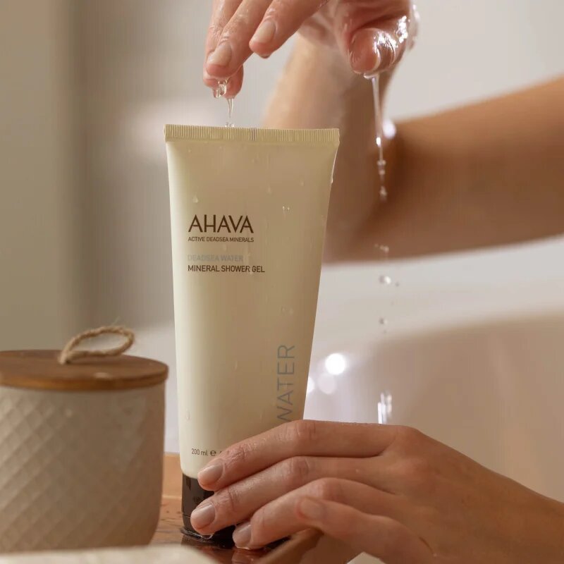 AHAVA Dead Sea Water minerální sprchový gel s hydratačním účinkem 200 ml