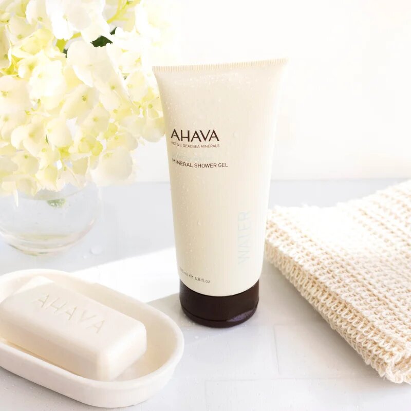 AHAVA Dead Sea Water minerální sprchový gel s hydratačním účinkem 200 ml