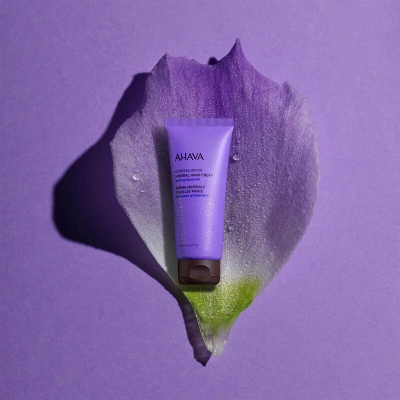AHAVA Dead Sea Water Spring Blossom minerální krém na ruce 100 ml