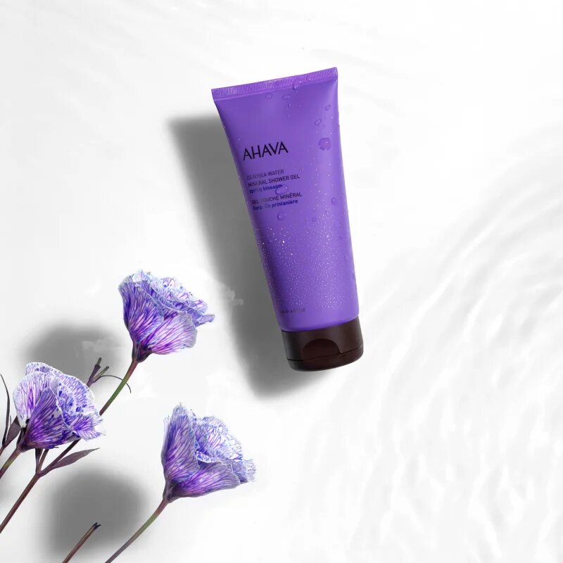 AHAVA Dead Sea Water Spring Blossom minerální sprchový gel 200 ml