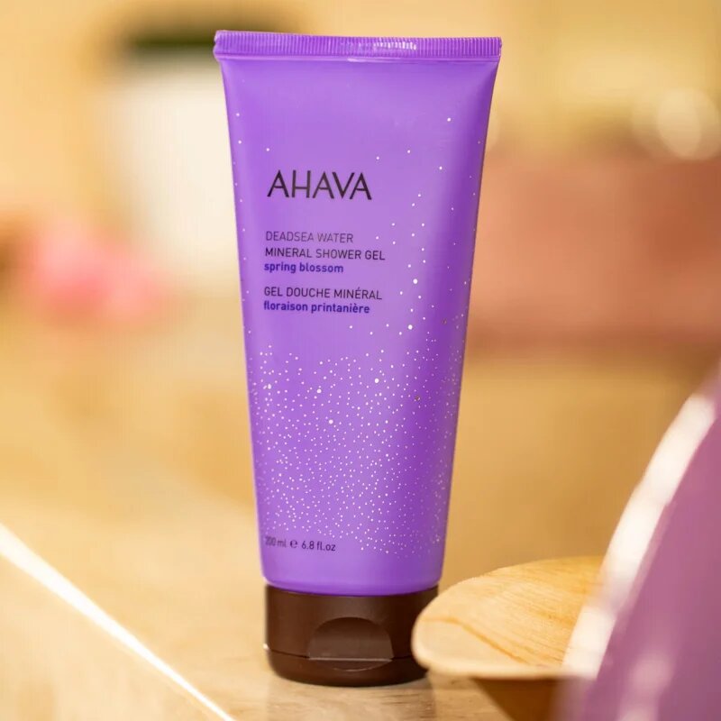 AHAVA Dead Sea Water Spring Blossom minerální sprchový gel 200 ml