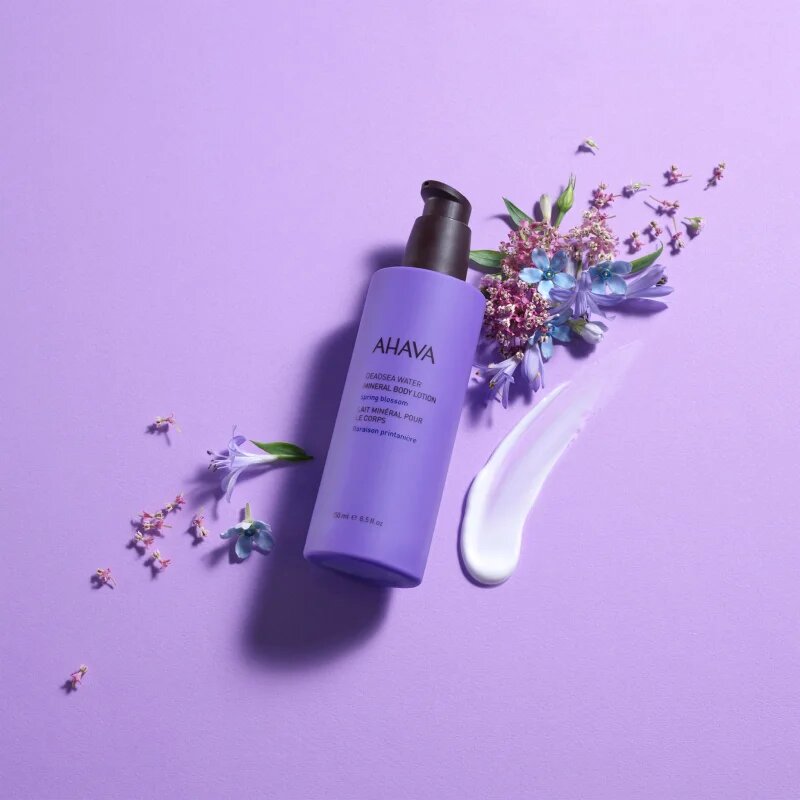 AHAVA Dead Sea Water Spring Blossom minerální tělové mléko 250 ml