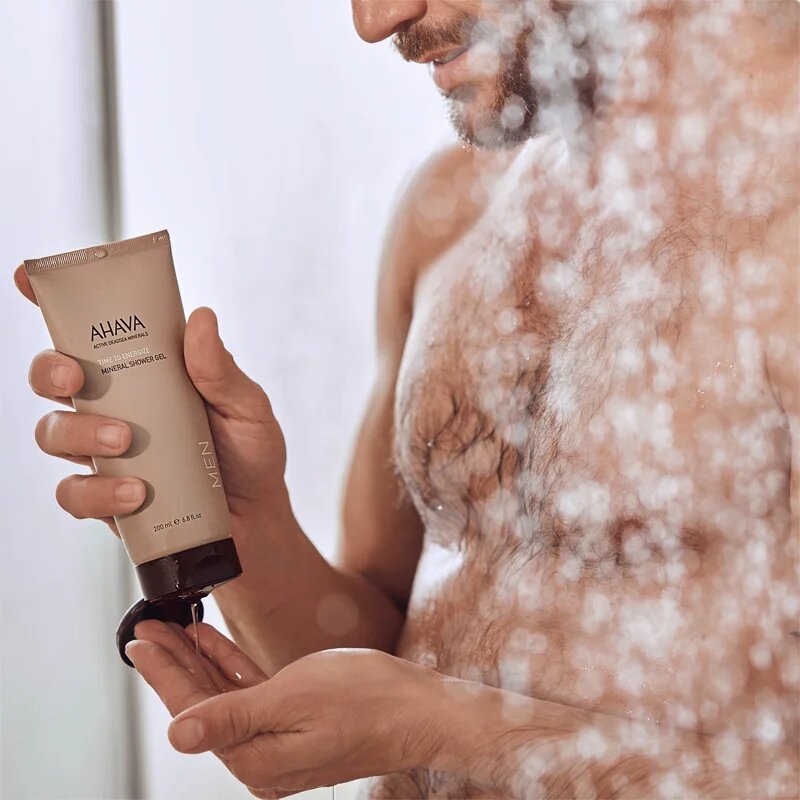 AHAVA Time To Energize Men minerální sprchový gel 200 ml