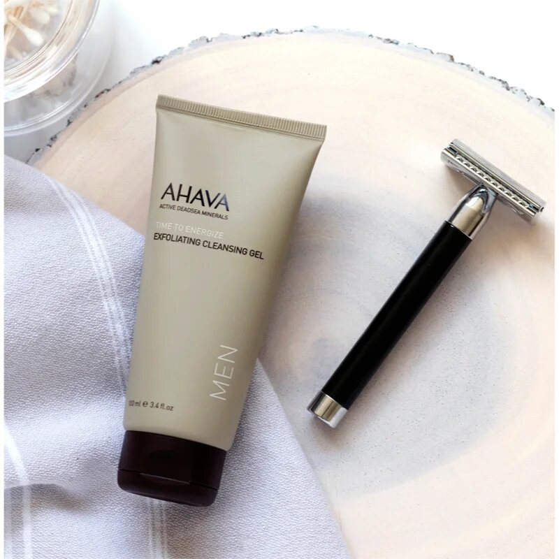 AHAVA Time To Energize Men peelingový čisticí gel 100 ml