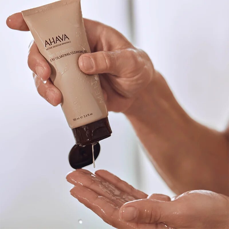 AHAVA Time To Energize Men peelingový čisticí gel 100 ml