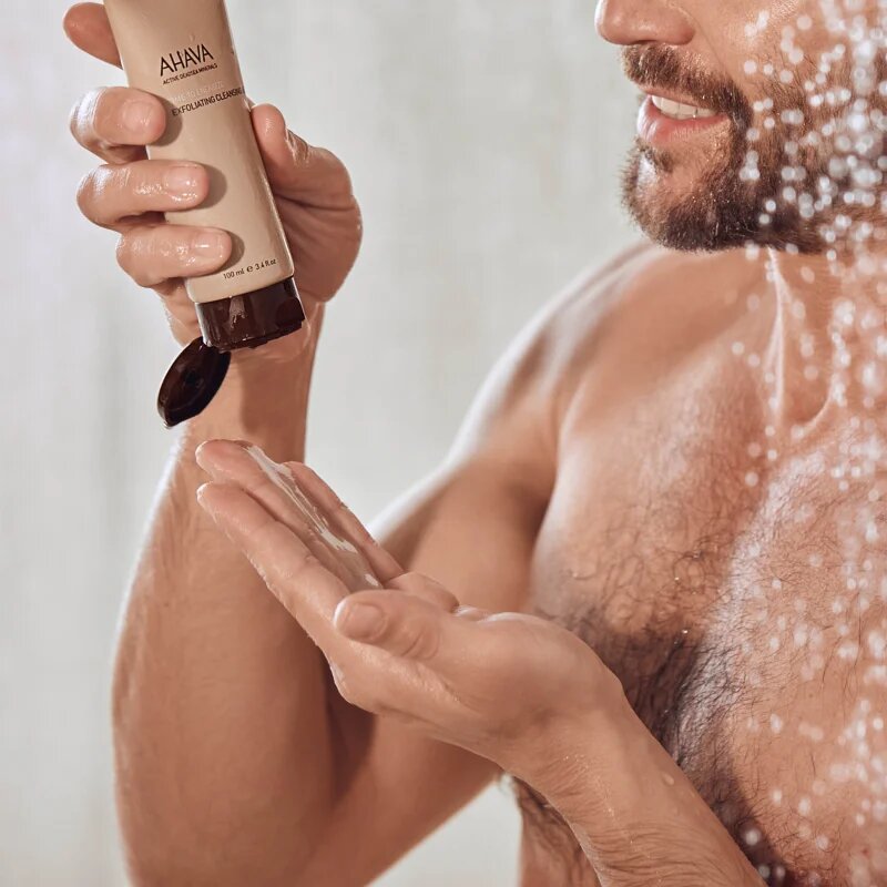 AHAVA Time To Energize Men peelingový čisticí gel 100 ml