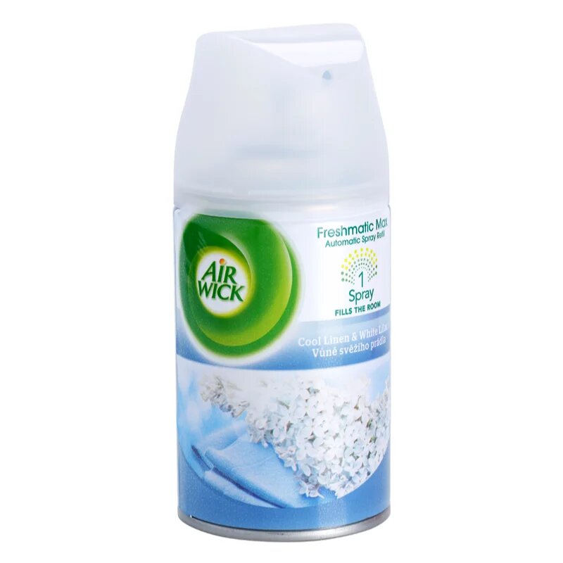 Air Wick Essential Oils Vůně svěžího prádla osvěžovač vzduchu – náhradní náplň 250 ml