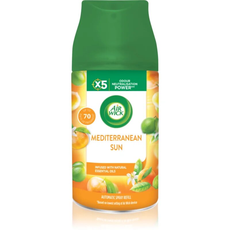 Air Wick Freshmatic Středomořské slunce osvěžovač vzduchu – náhradní náplň 250 ml