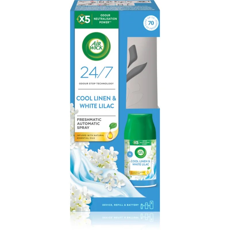 Air Wick Freshmatic Vůně svěžího prádla automatický osvěžovač vzduchu s náplní 250 ml