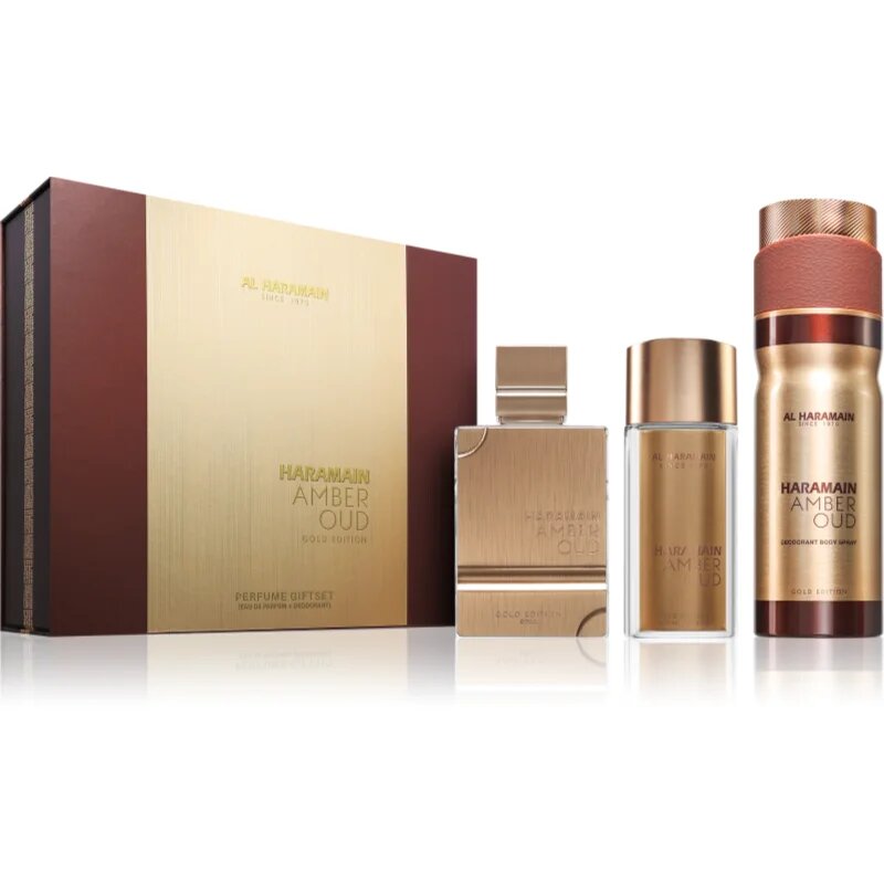 Al Haramain Amber Oud Gold Edition dárková sada unisex