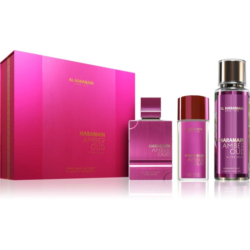 Al Haramain Amber Oud Ultra Violet dárková sada pro ženy 1 ks