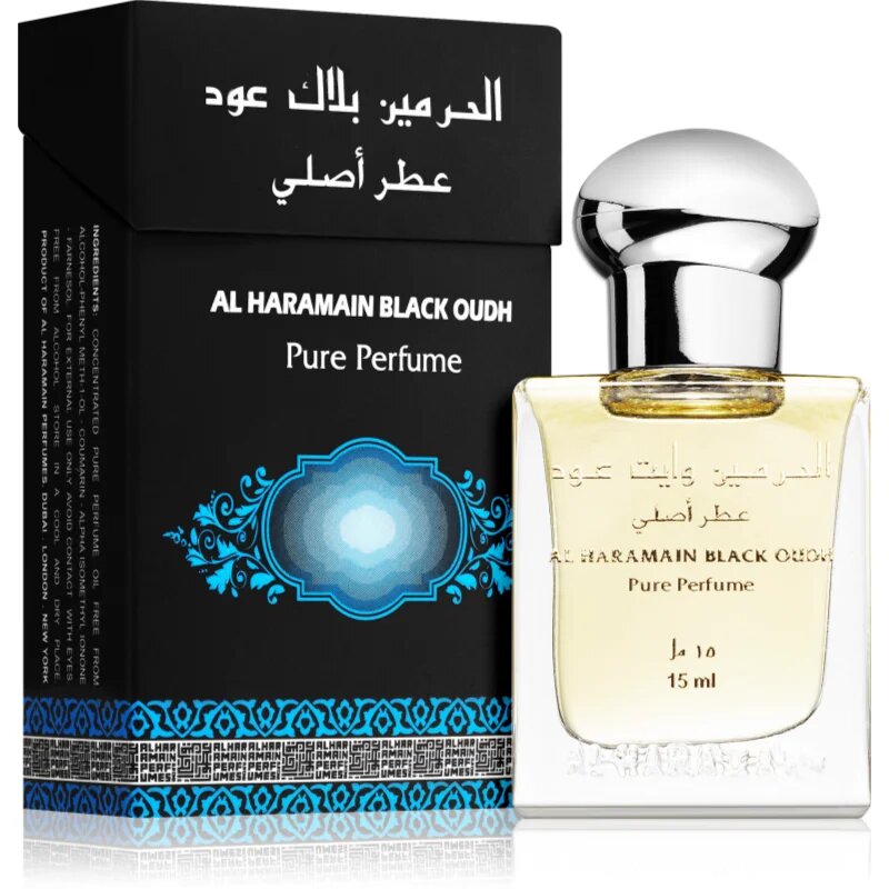 Al Haramain Black Oudh parfémovaný olej unisex 15 ml