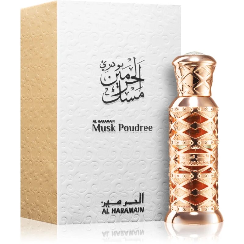 Al Haramain Musk Poudree parfémovaný olej pro ženy 12 ml