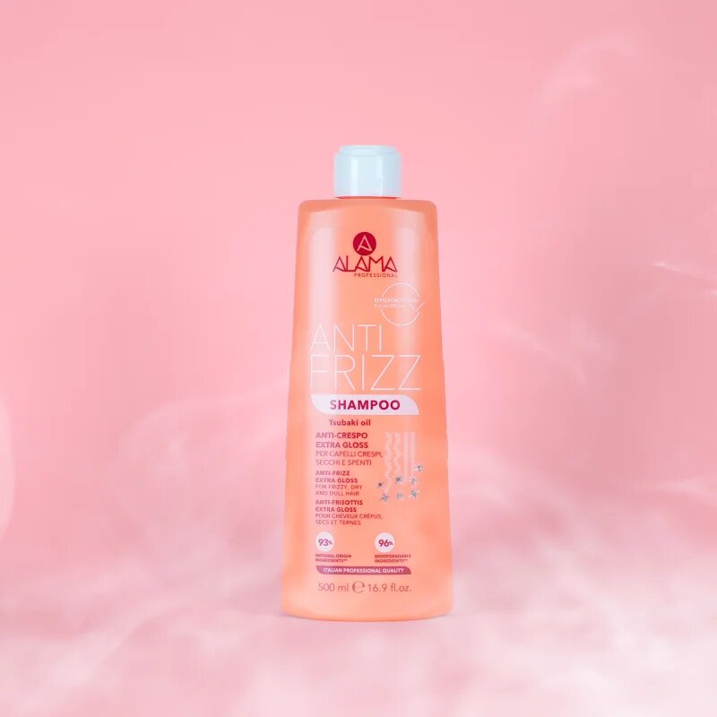 Alama Professional Anti Frizz Gloss Shampoo šampon proti krepatění 500 ml
