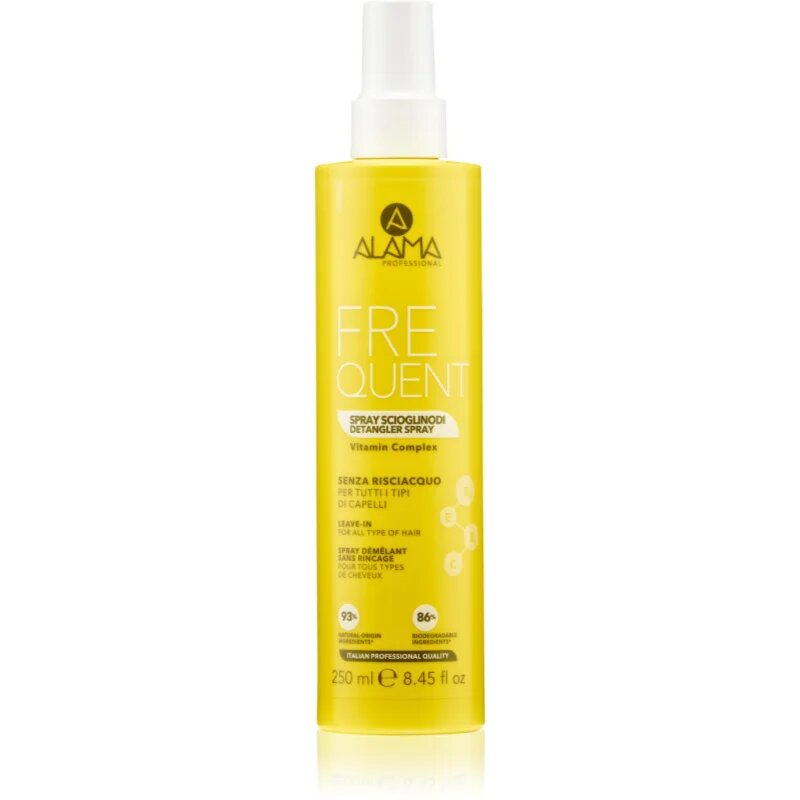 Alama Professional Frequent Detangler Spray bezoplachový sprej pro snadné rozčesání vlasů 250 ml