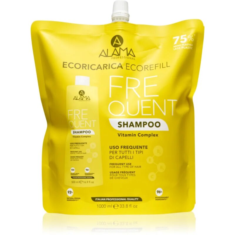 Alama Professional Frequent Shampoo šampon pro každodenní použití Eco Refill 1000 ml