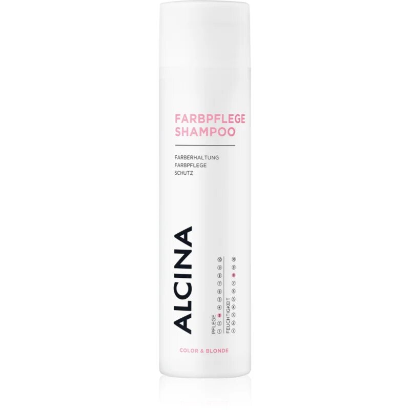 Alcina Color & Blond šampon pro barvené chemicky ošetřené a zesvětlené vlasy 250 ml