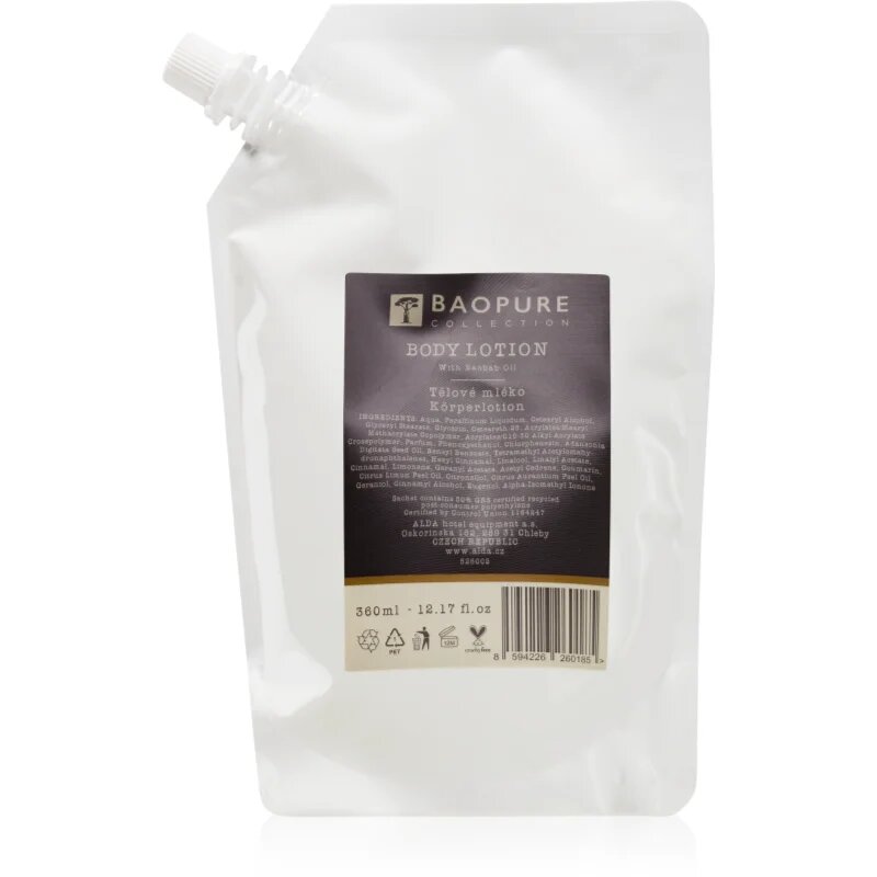 Alda cosmetics Baopure tělové mléko 360 ml