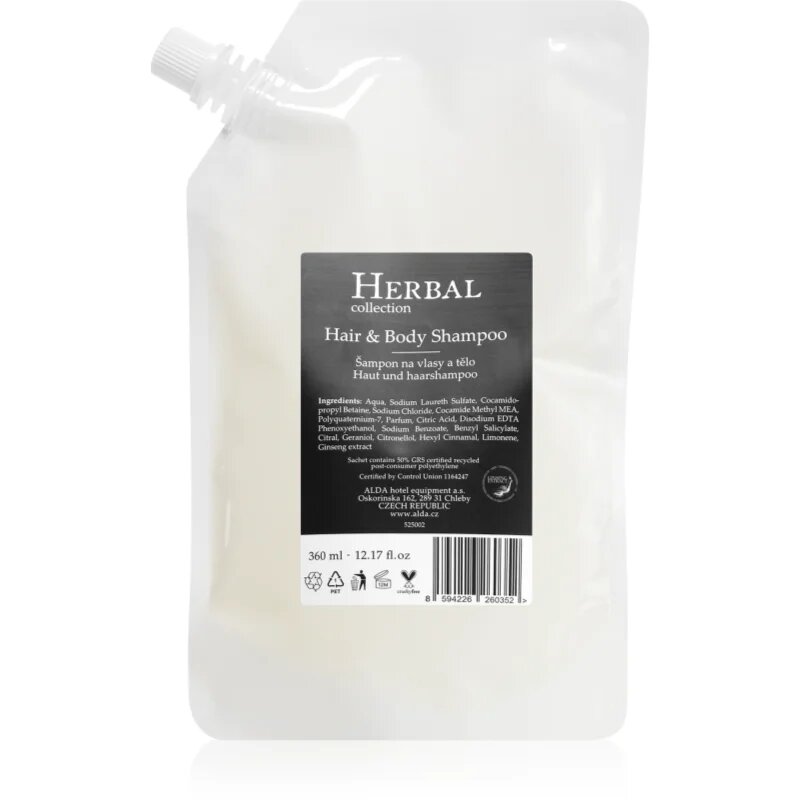 Alda cosmetics Herbal Collection šampon na tělo a vlasy 360 ml