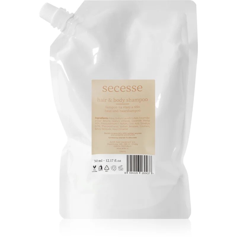Alda cosmetics Secesse šampon na vlasy a tělo 360 ml