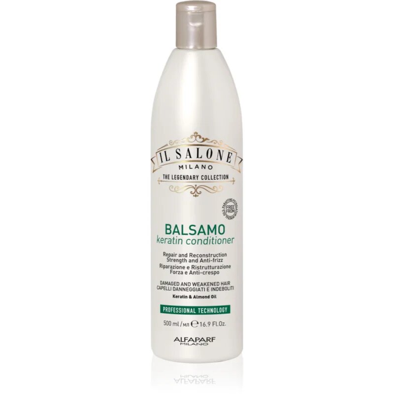 Alfaparf Milano Il Salone Milano Keratin obnovující kondicionér pro poškozené vlasy 500 ml