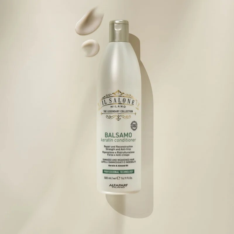 Alfaparf Milano Il Salone Milano Keratin obnovující kondicionér pro poškozené vlasy 500 ml