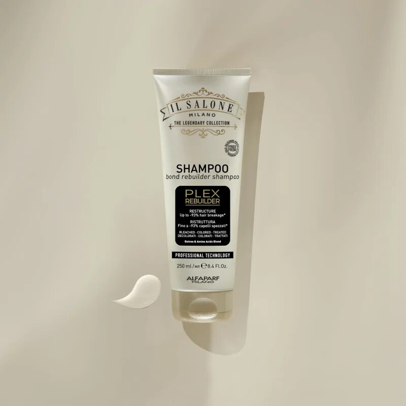 Alfaparf Milano Il Salone Milano Plex Rebuilder ochranný šampon pro odbarvené barvené a chemicky ošetřené vlasy 250 ml