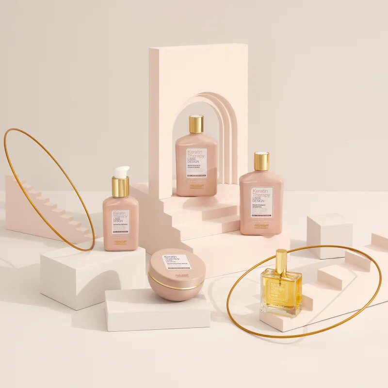 Alfaparf Milano Keratin Therapy Lisse Design jemný šampon pro lesk a hebkost vlasů 250 ml