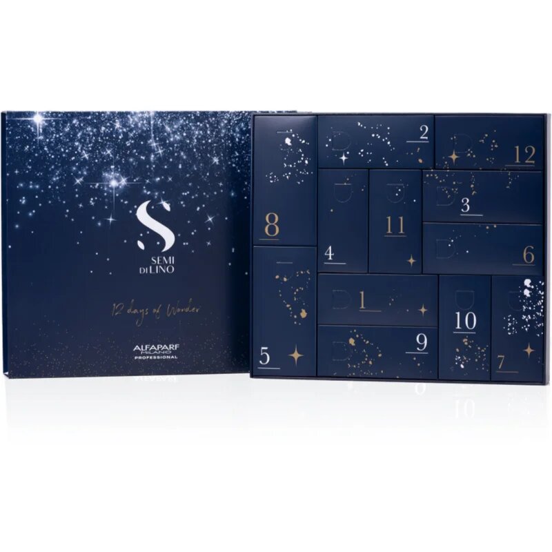Alfaparf Milano Semi di Lino Advent Calendar adventní kalendář pro krásné vlasy a pokožku
