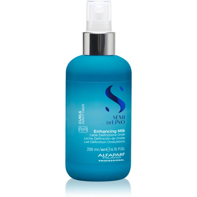 Alfaparf Milano Semi Di Lino Curls Enhancing Milk definující krém pro posílení kudrnatých a vlnitých vlasů 200 ml