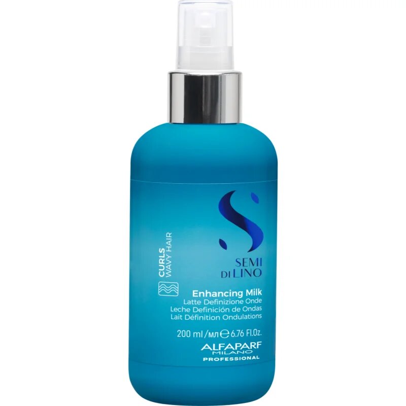 Alfaparf Milano Semi Di Lino Curls Enhancing Milk definující krém pro posílení kudrnatých a vlnitých vlasů 200 ml