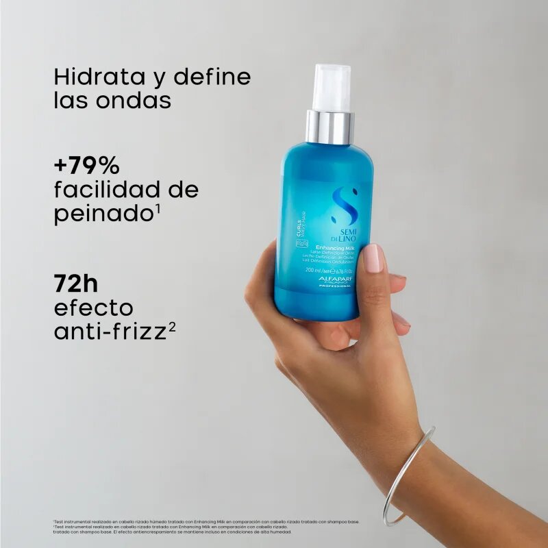 Alfaparf Milano Semi Di Lino Curls Enhancing Milk definující krém pro posílení kudrnatých a vlnitých vlasů 200 ml