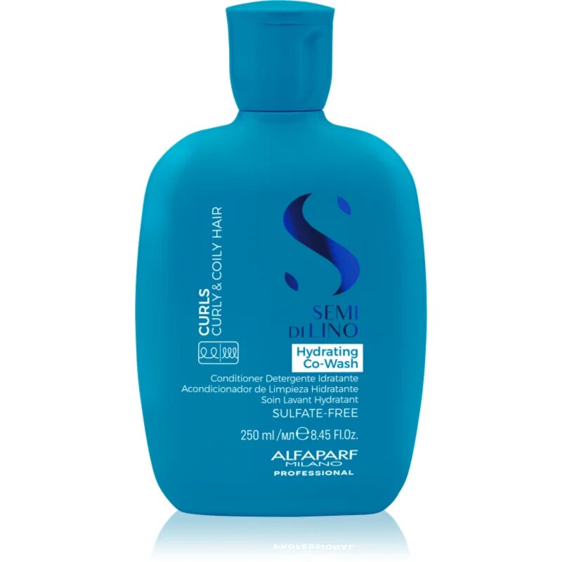 Alfaparf Milano Semi Di Lino Curls Hydrating Co-Wash mycí Krém na vlasy a vlasovou pokožku 250 ml