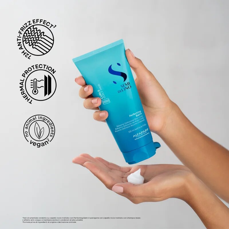 Alfaparf Milano Semi Di Lino Curls Perfecting Balm balzám pro kudrnaté vlasy 200 ml