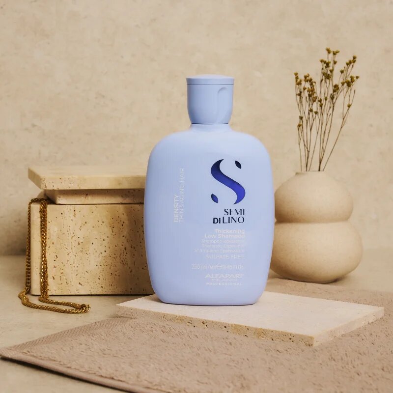Alfaparf Milano Semi di Lino Density zhušťující šampon pro jemné vlasy 250 ml